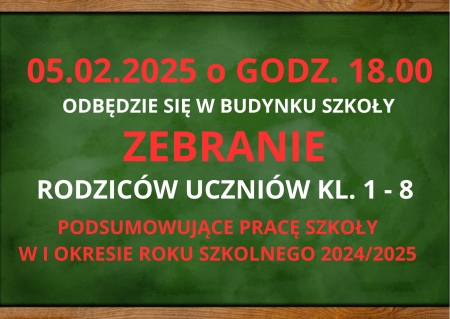 Zebranie Rodziców