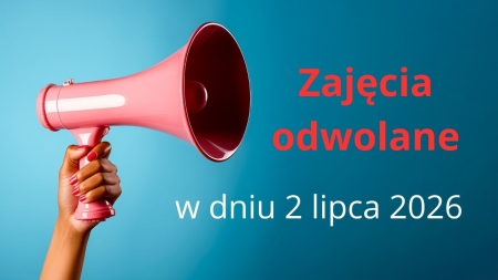 2 i 3 lipca 2026 - zajęcia w przedszkolu odwołane