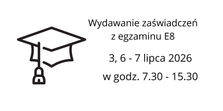 Wydawanie wyników egzaminu E8