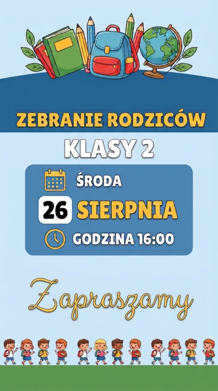 ZEBRANIE RODZICÓW KLASY 2 